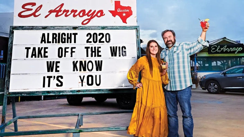 Ellis Winstanley outside El Arroyo in Austin
